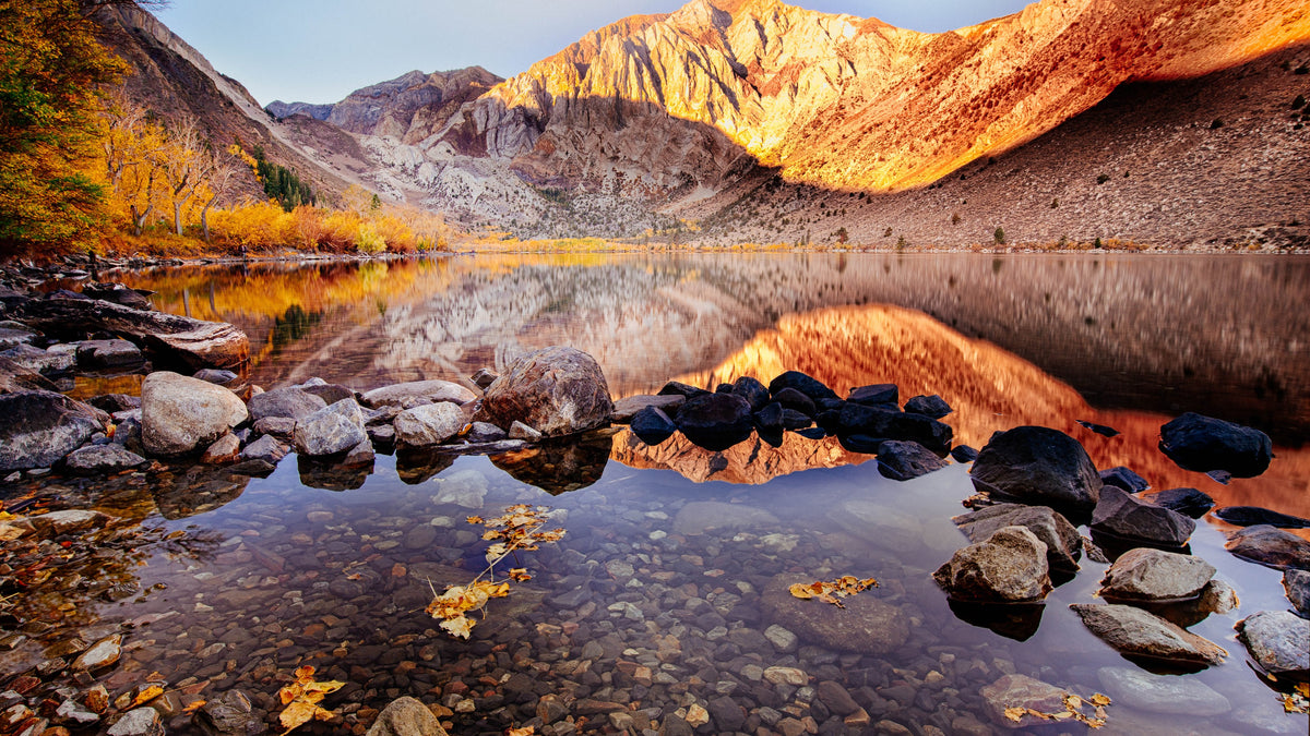 XXL LEINWANDBILDER CONVICT LAKE HERBST