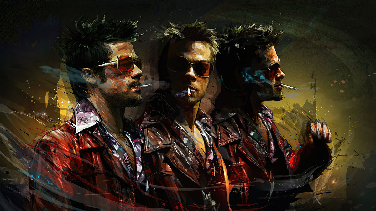 XXL LEINWANDBILDER FIGHT CLUB TYLER DURDEN
