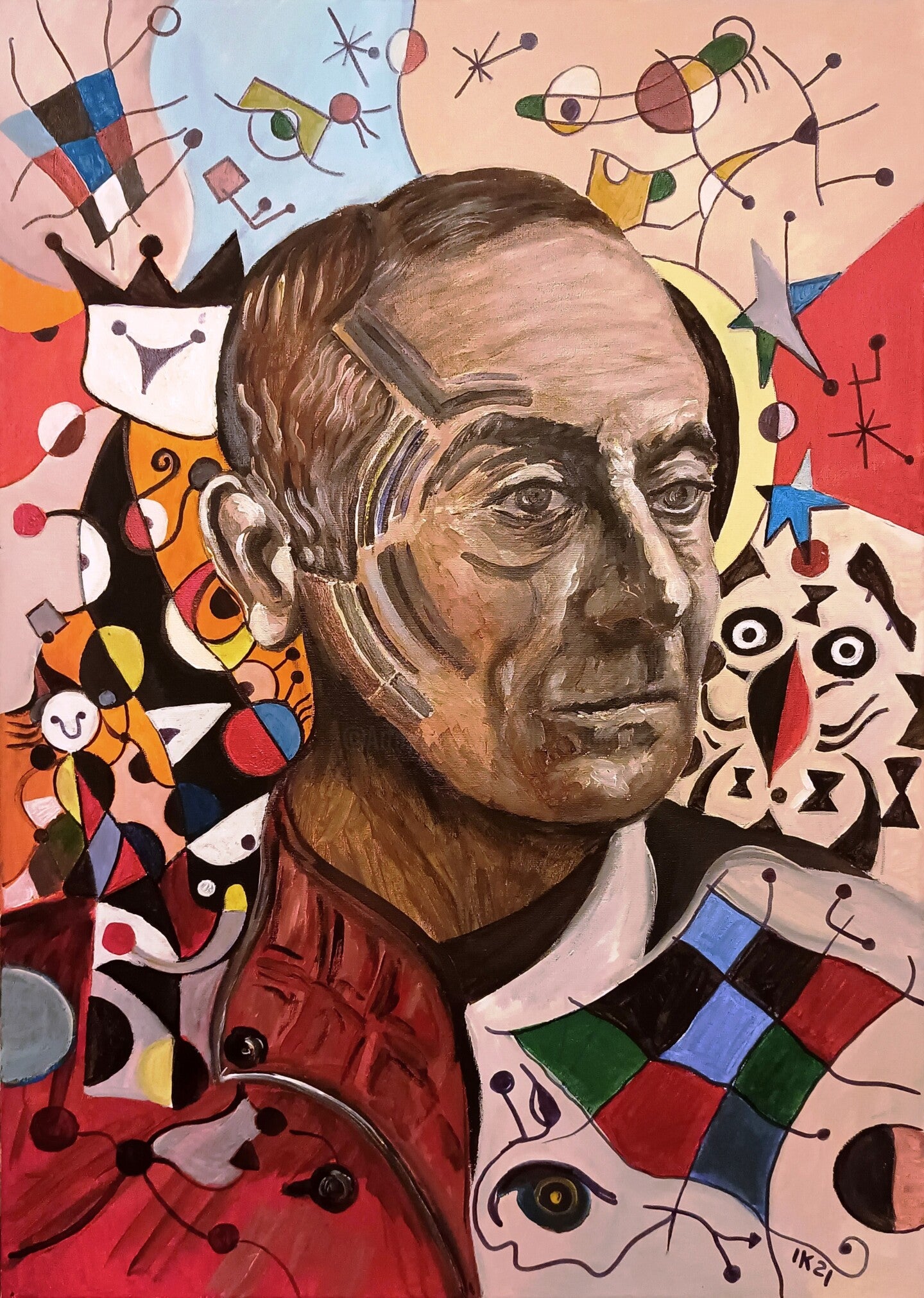XXL Leinwandbild Joan Miró