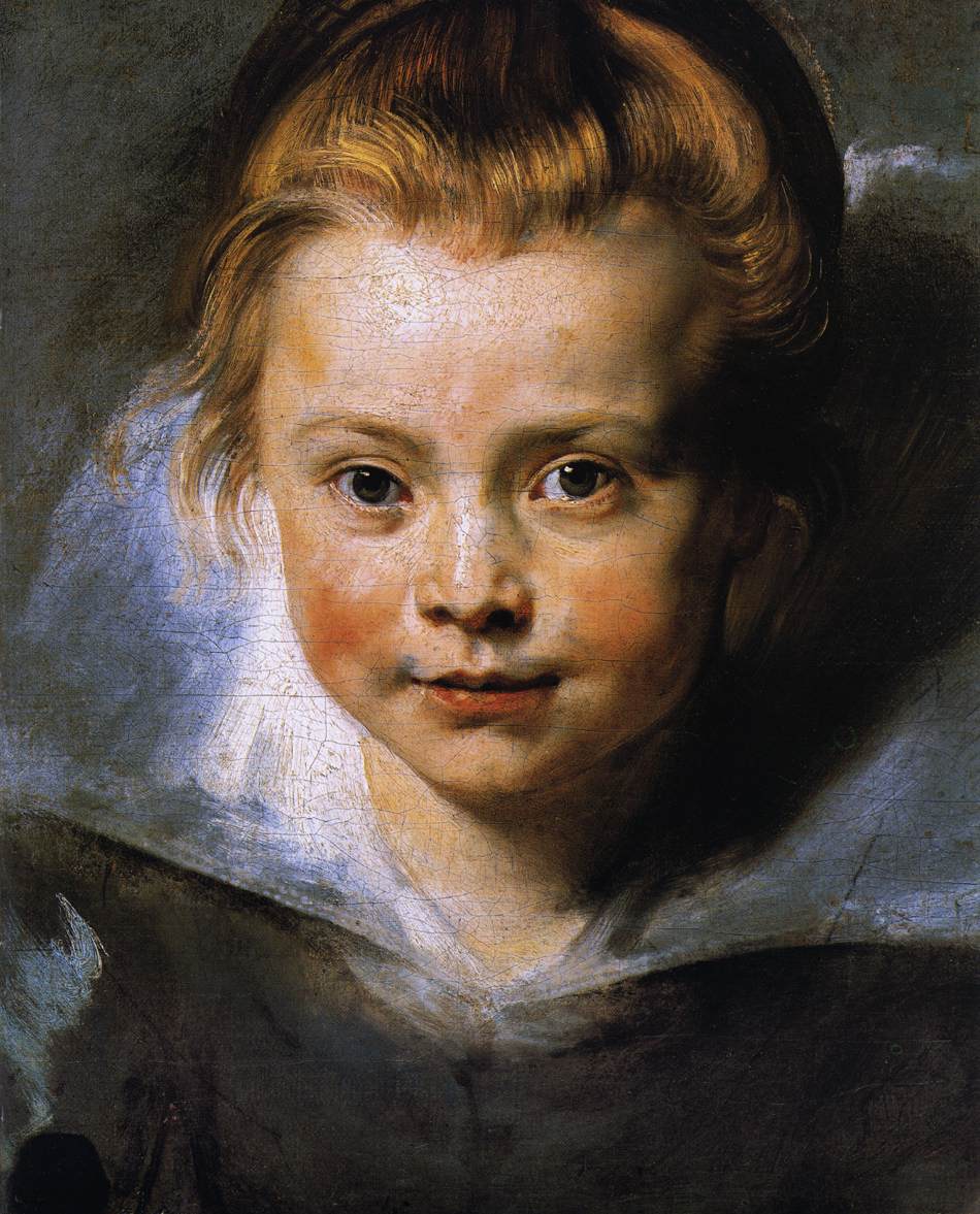 XXL Leinwandbild Kopf eines Kindes Clara-Serena Rubens Peter Paul Rubens