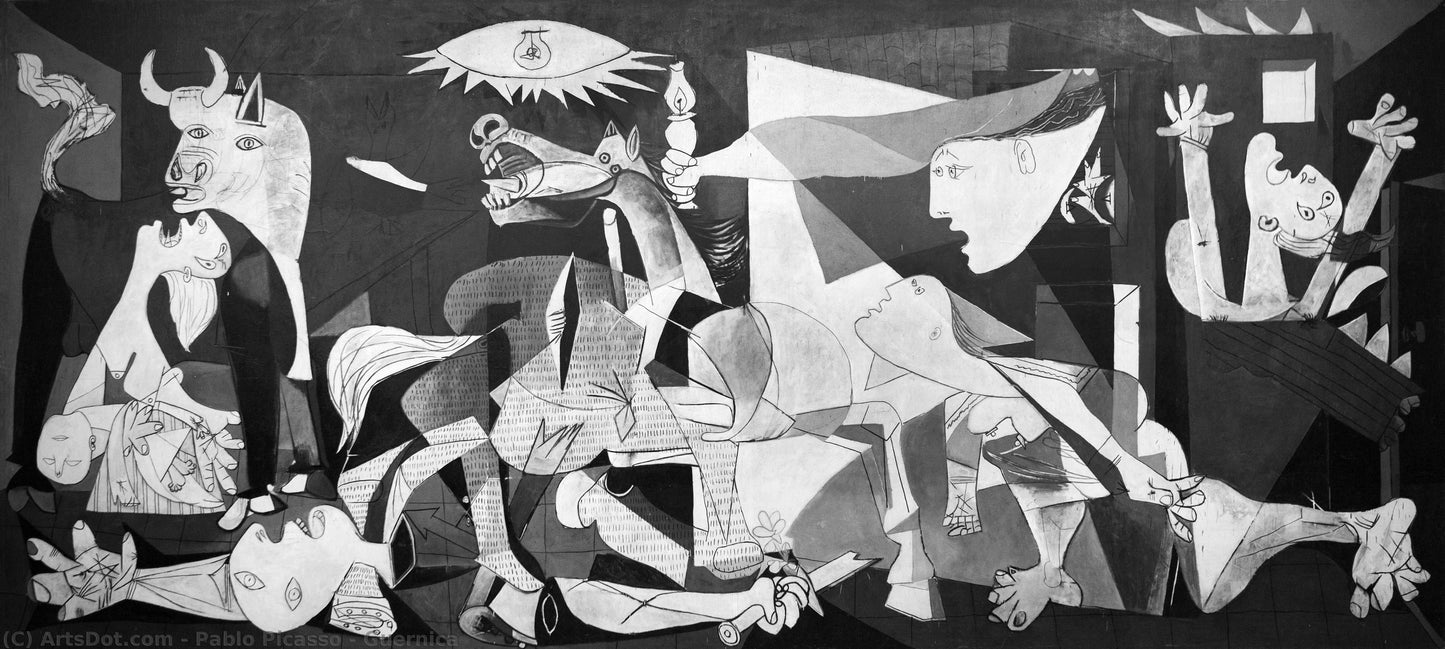 XXL Leinwandbild Pablo Picasso Guernica