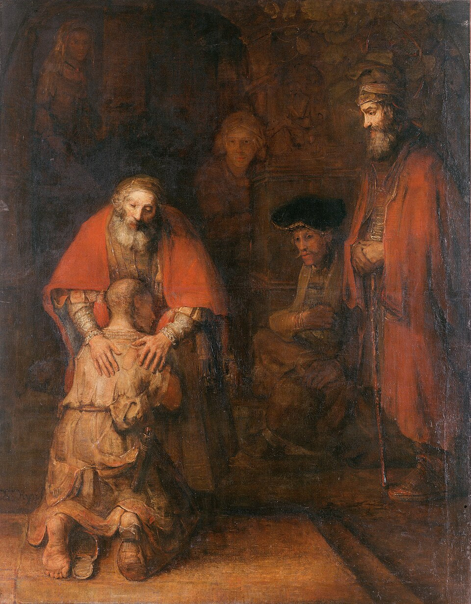 XXL Leinwandbild Rembrandt van Rijn Der verlorene Sohn