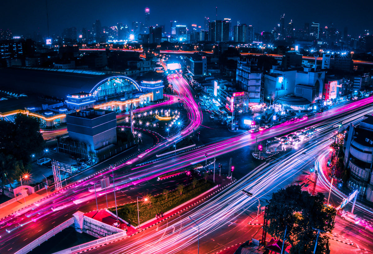 XXL Leinwandbilder Bahnhof Bangkok Thailand