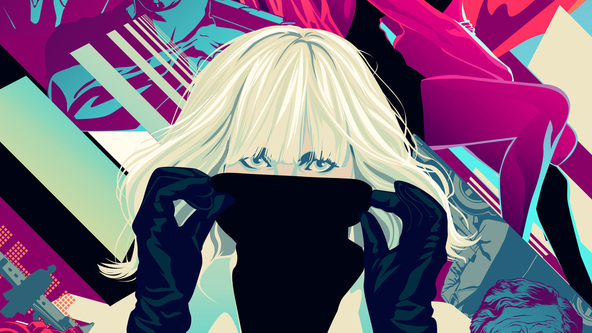 XXL Leinwandbilder Blonde Digital Art