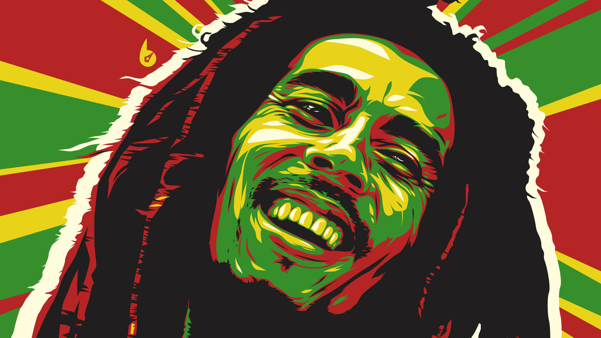 XXL Leinwandbilder Bob Marley Painting Peace of mind