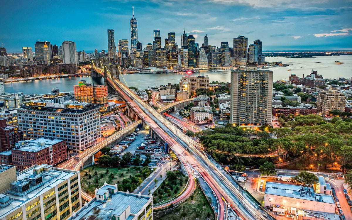 XXL Leinwandbilder Brückenbild New York