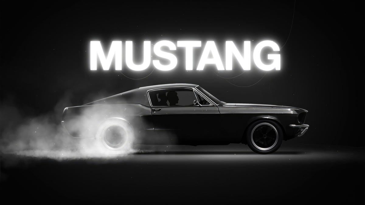 XXL Leinwandbilder Mustang Majesty Drifter