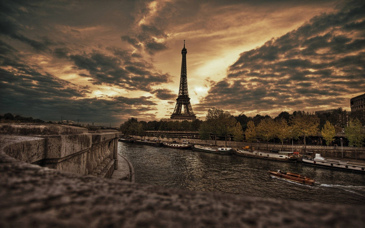 XXL Leinwandbilder Paris Eifelturm Beige