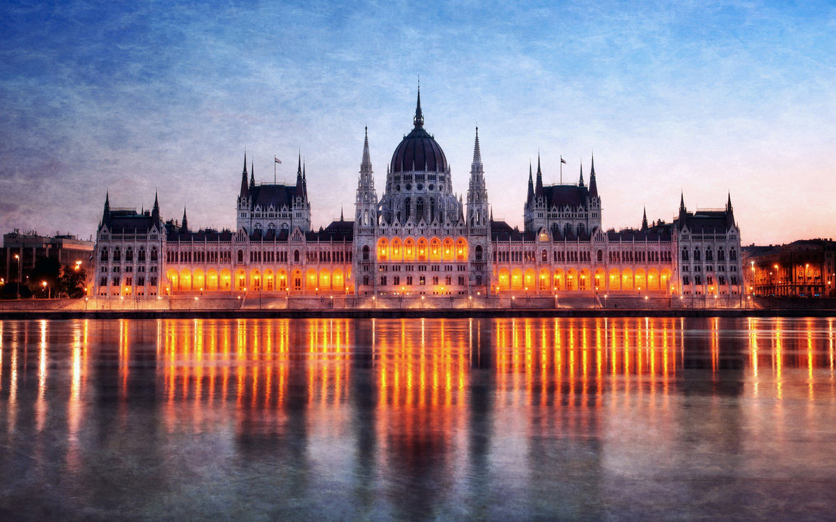 XXL Leinwandbilder Parlament Gebäude in Budapest Ungarn