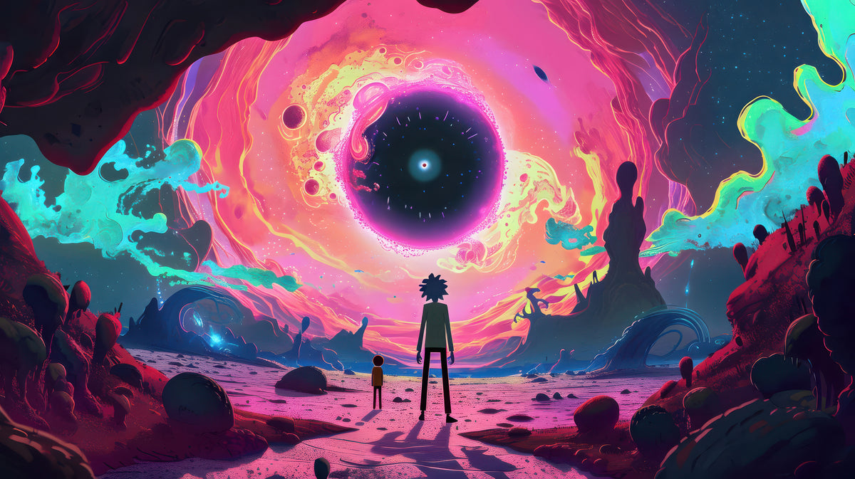 XXL Leinwandbilder Rick And Morty