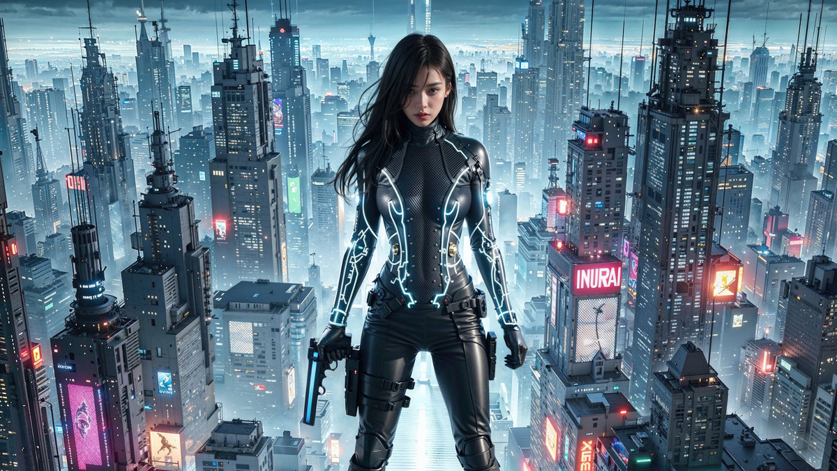 XXL Leinwandbilder Scifi Girl