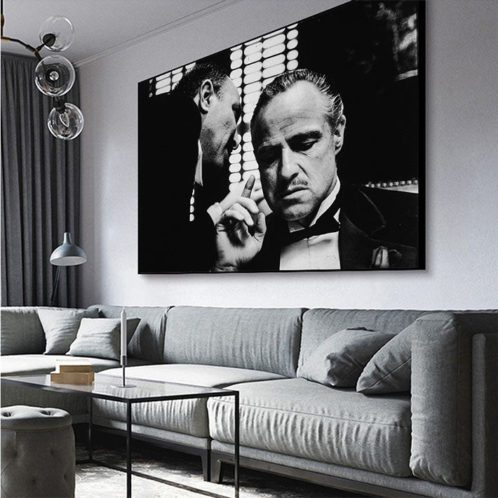 MEGA XXXL 160X90 CM Leinwandbilder inkl. Holzrahmen Der Pate