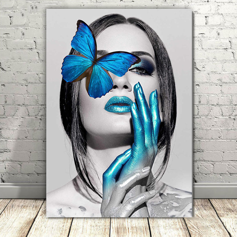 MEGA XXXL 160X90 CM Leinwandbilder inkl. Holzrahmen X488 Schmetterling
