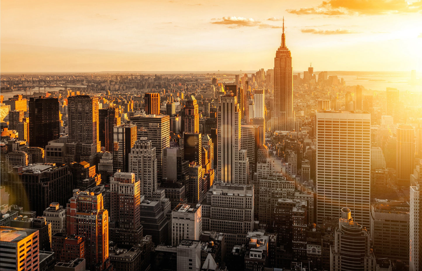 MEGA XXXL 160X90 CM Leinwandbilder inkl. Holzrahmen L15 NEW YORK SKYLINE