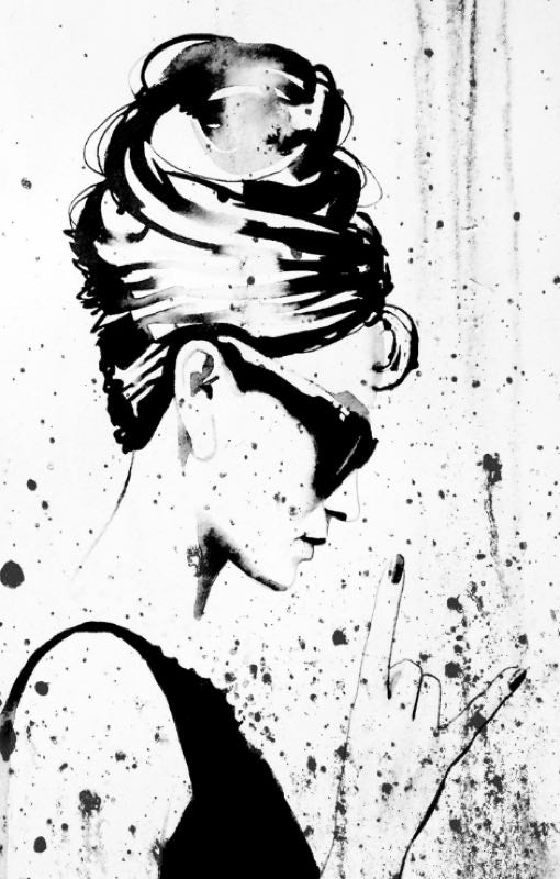 MEGA XXXL 160X90 CM Leinwandbilder inkl. Holzrahmen Audrey Hepburn Tiffany Peace L70