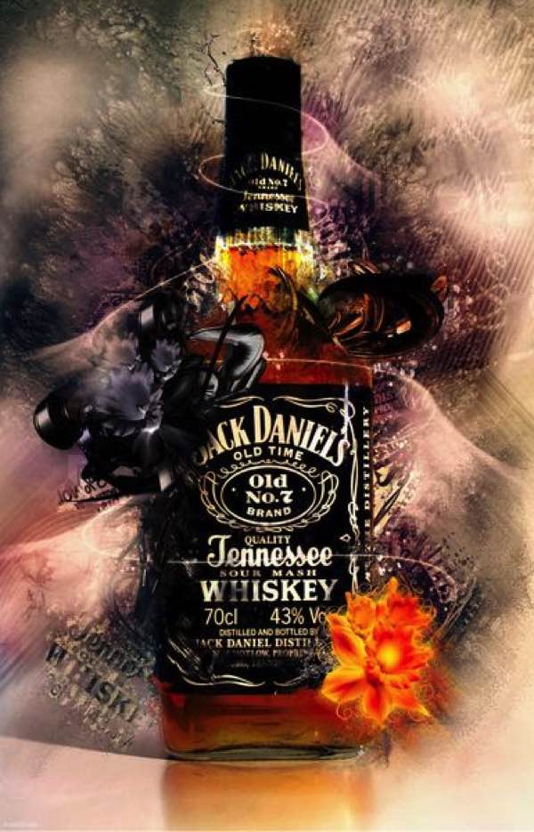 MEGA XXXL 160X90 CM Leinwandbilder inkl. Holzrahmen W23 - JACK DANIELS WHISKEY
