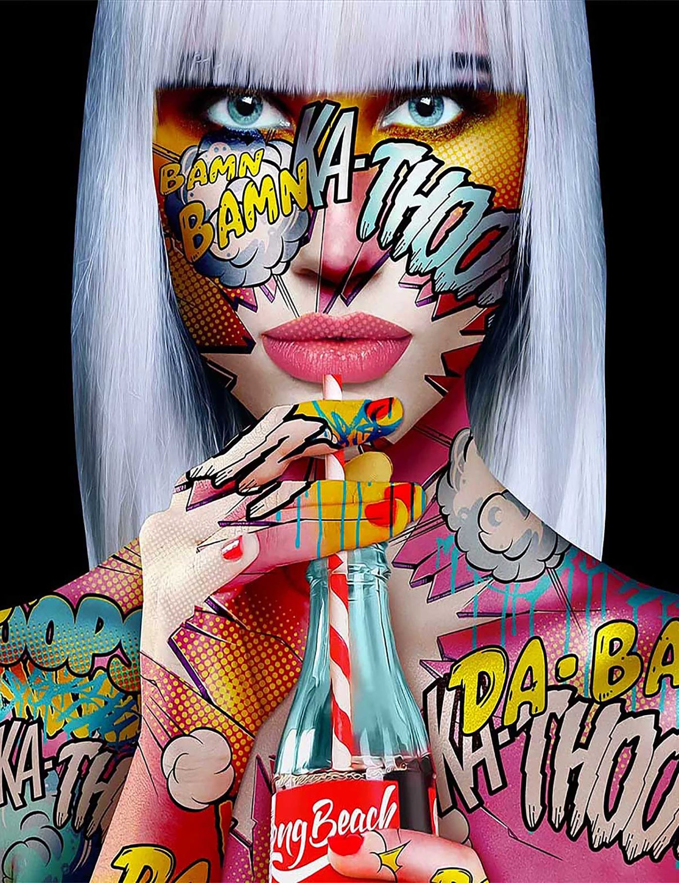 MEGA XXXL 160X90 CM Leinwandbilder inkl. Holzrahmen X115 Colagirl