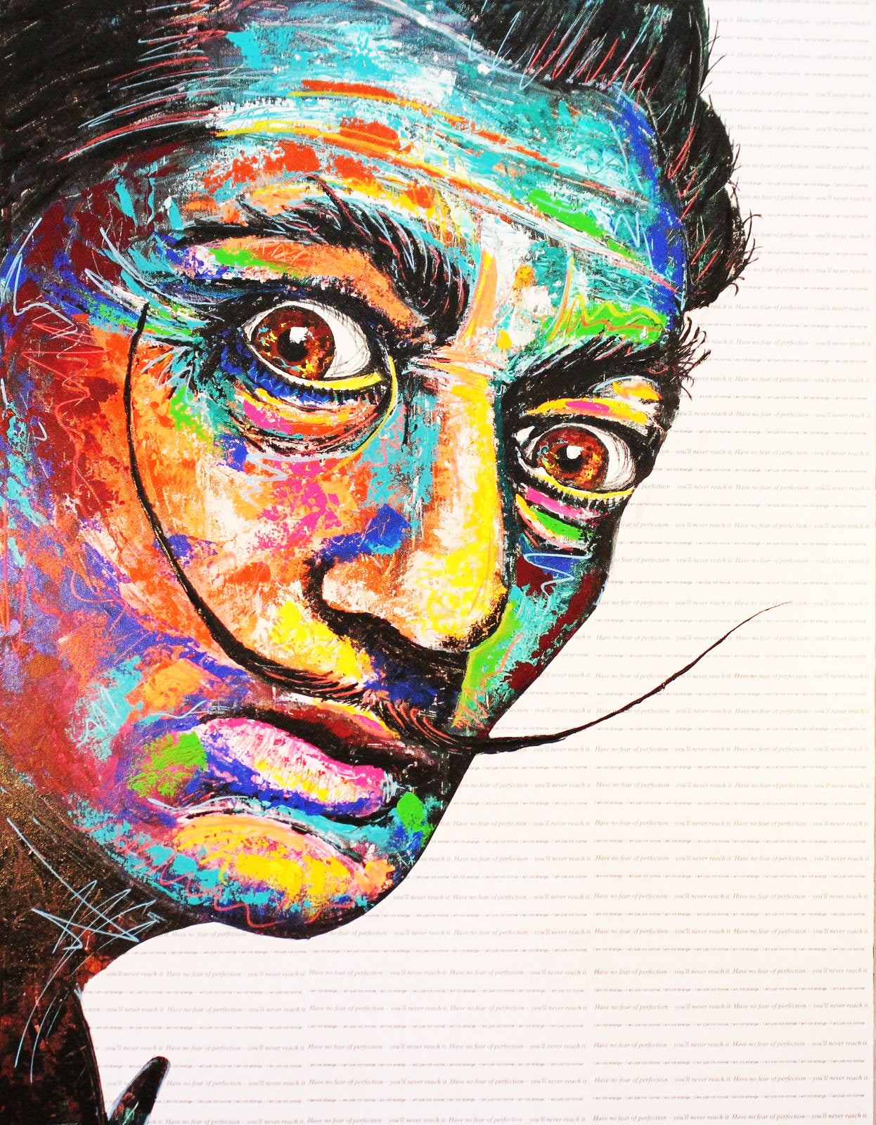 X14 - MEGA XXXL 160X90 CM Leinwandbilder inkl. Holzrahmen SALVADOR DALI
