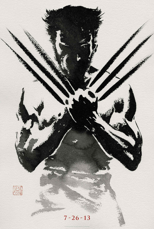 X76 -  - MEGA XXXL 160X90 CM Leinwandbilder inkl. Holzrahmen WOLVERINE XMEN Filme Superhelden Hollywood Schwarz Weiß Kampfsport