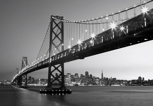 l37 MEGA XXXL 160X90 CM Leinwandbilder inkl. Holzrahmen  GOLDEN GATE BRIDGE