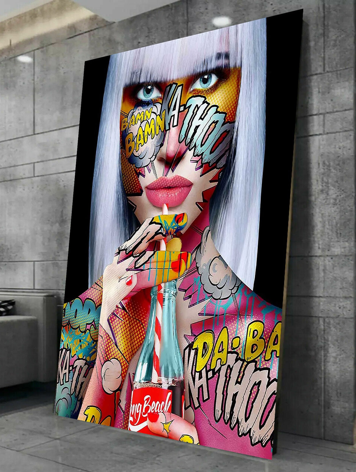 MEGA XXXL 160X90 CM Leinwandbilder inkl. Holzrahmen X115 Colagirl