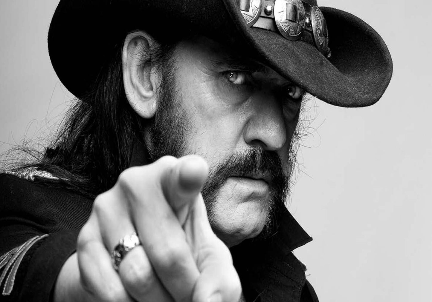 MEGA XXXL 160X90 CM Leinwandbilder inkl. Holzrahmen Lemmy Kilmister Motorhead Rock n Roll Heavy Metal Musik Schwarz Weiss