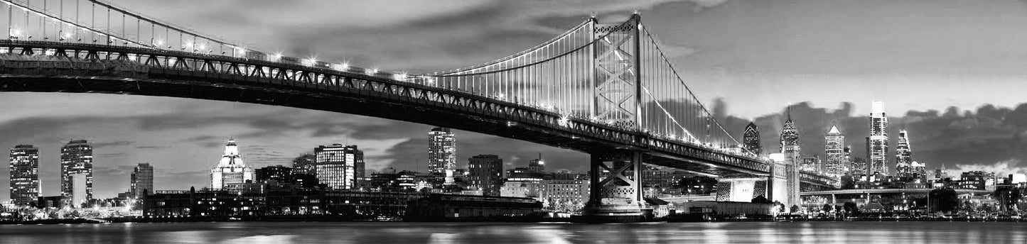 PANORAMA43 - XXL-LEINWANDBILDER-PANORAMA-NEW-YORK-SKYLINE-HIMMEL-STADT-BROOKLYN-BRIDGE