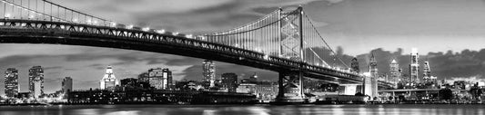 PANORAMA43 - XXL-LEINWANDBILDER-PANORAMA-NEW-YORK-SKYLINE-HIMMEL-STADT-BROOKLYN-BRIDGE