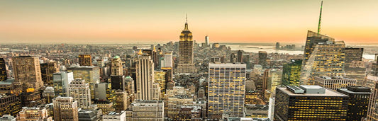 PANORAMA49 - XXL-LEINWANDBILDER-PANORAMA-NEW-YORK-SKYLINE-HIMMEL-STADT-BROOKLYN-BRIDGE
