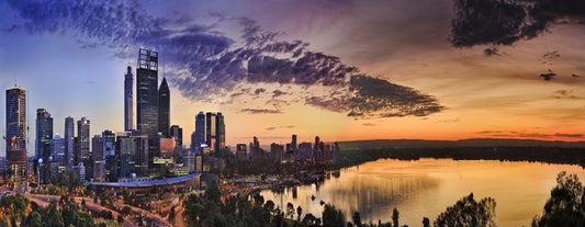 PANORAMA50 - XXL-LEINWANDBILDER-PANORAMA-NEW-YORK-SKYLINE-HIMMEL-STADT-BROOKLYN-BRIDGE