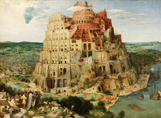 XXL Leinwandbild Der Turmbau zu Babel - Pieter Brueghel d. Ä.