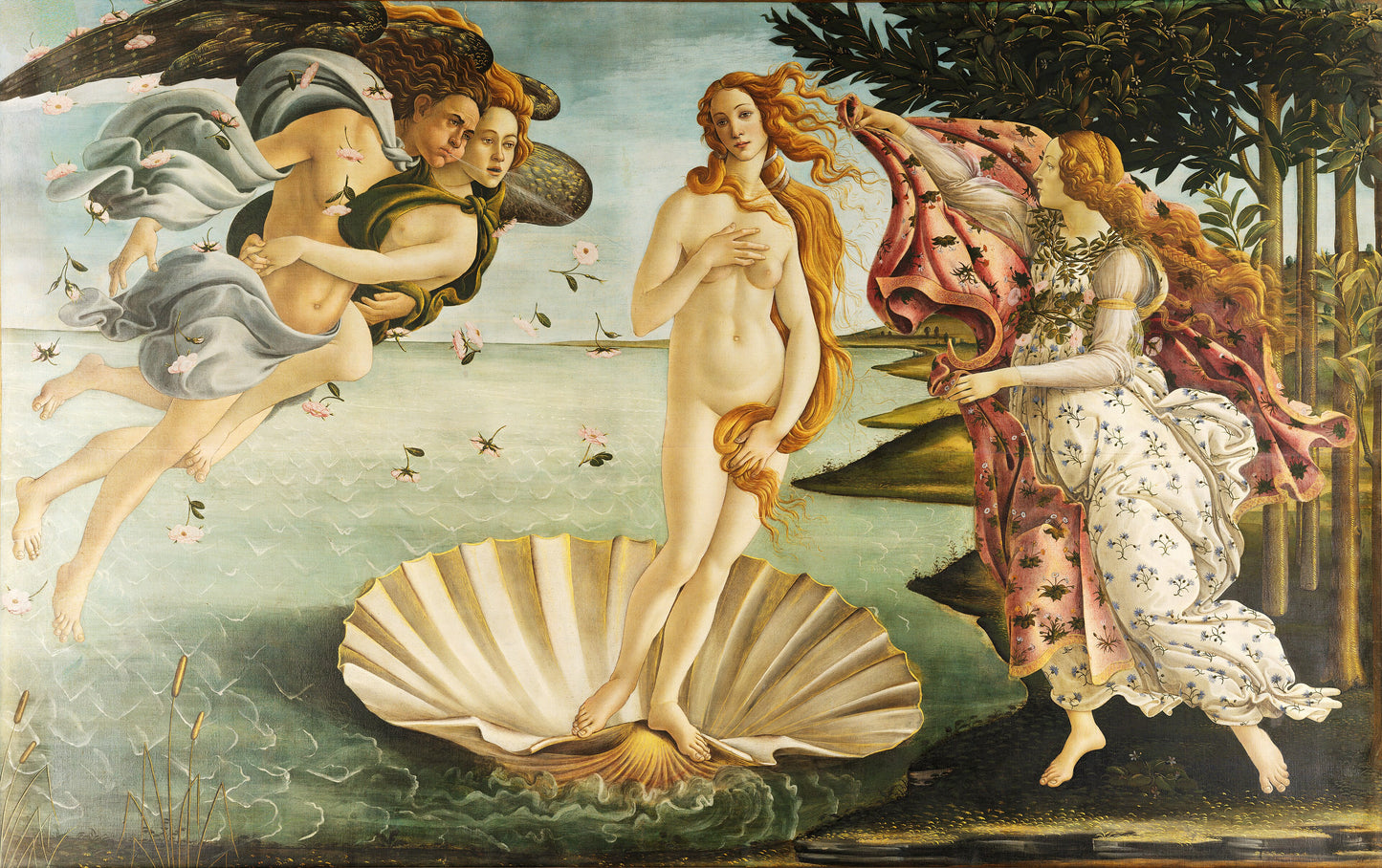 XXL Leinwandbild Die Geburt der Venus - Sandro Botticelli