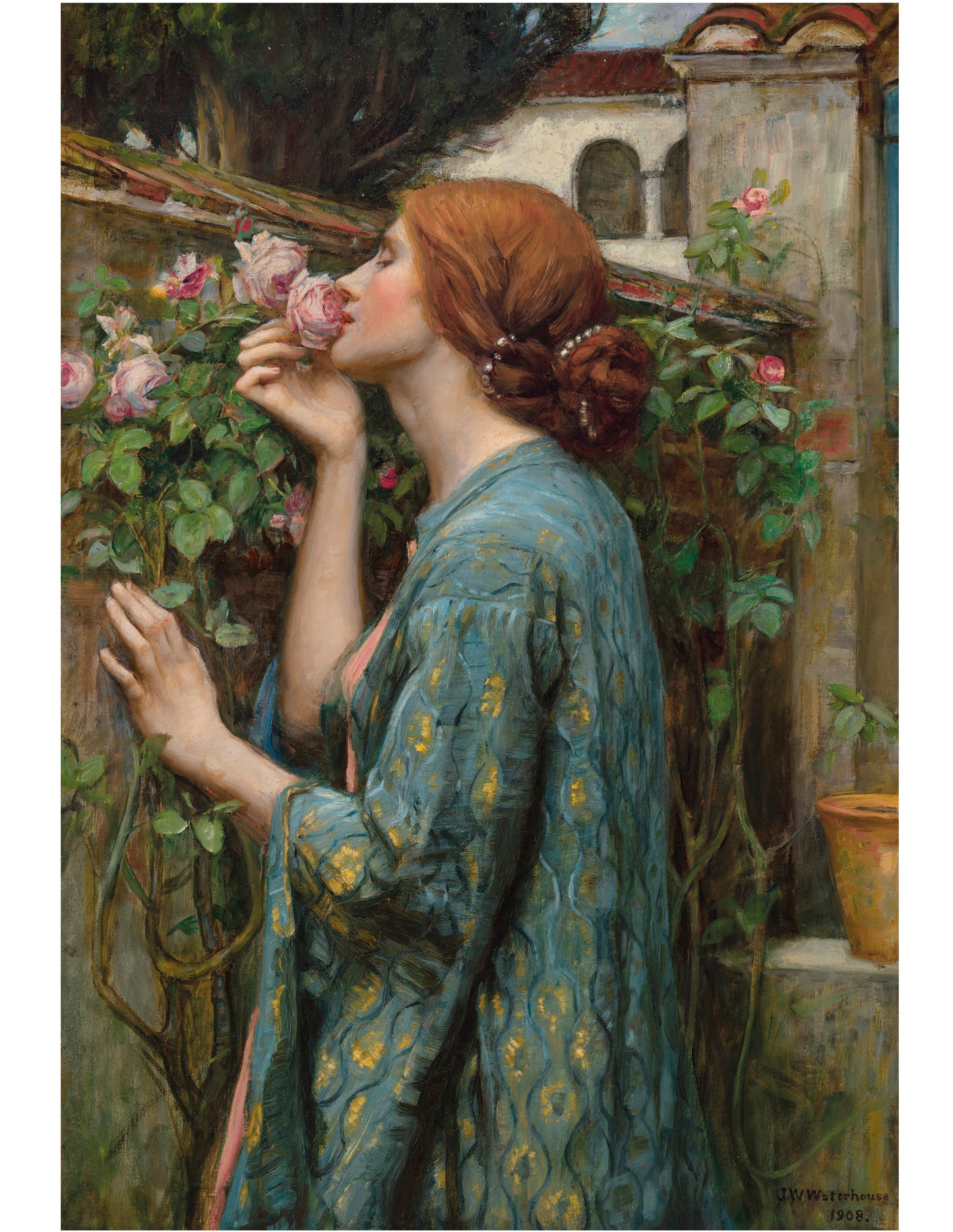 XXL Leinwandbild Die Seele der Rose - John William Waterhouse