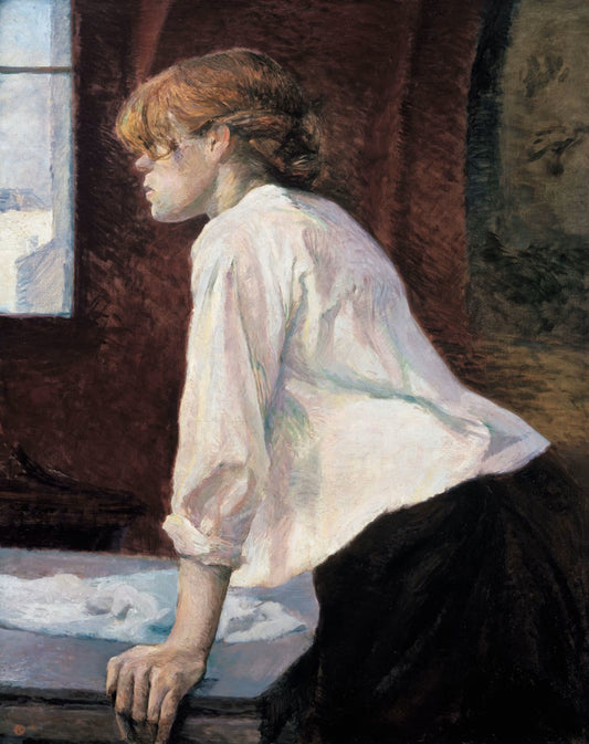XXL Leinwandbild Die Waschfrau - Henri de Toulouse-Lautrec