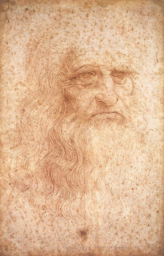 XXL Leinwandbild Leonardo da Vinci Selbstbildnis