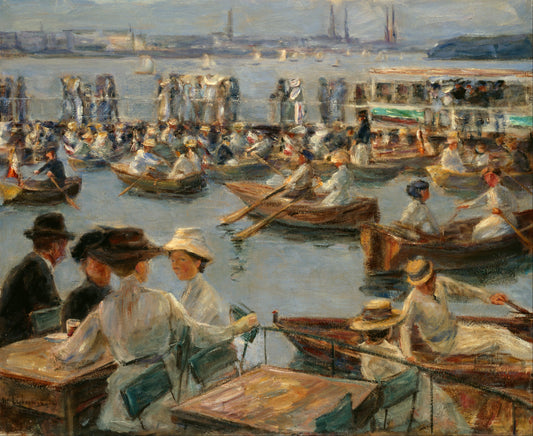 XXL Leinwandbild Max Liebermann An der Alster