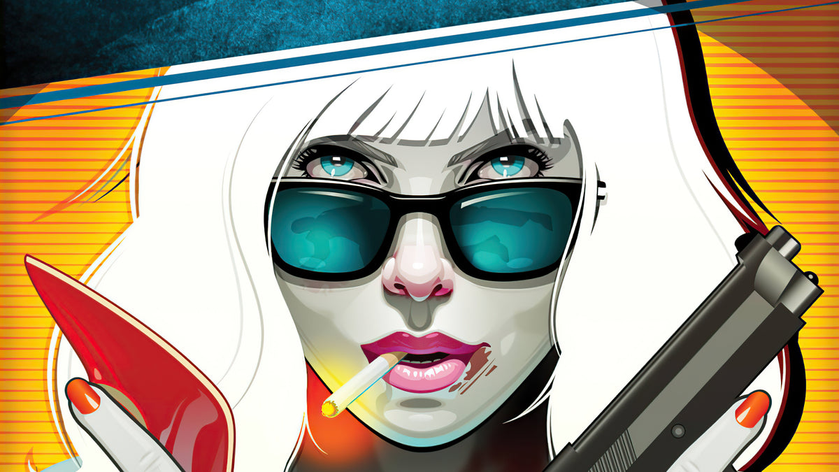 XXL Leinwandbilder Atomic Blonde Illustration