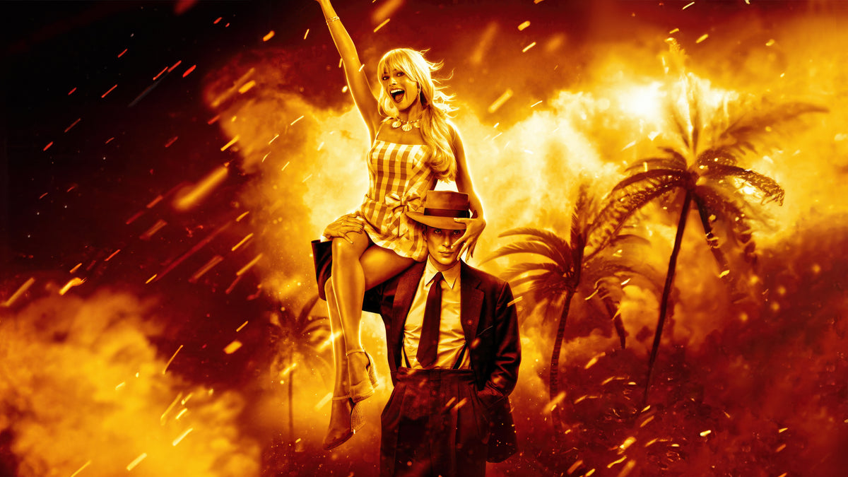 XXL Leinwandbilder  Barbenheimer Apocalypse Now Napalm am morgen