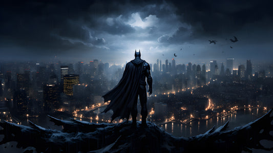 XXL Leinwandbilder Batman Gotham City