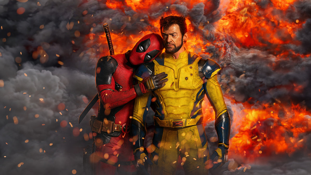 XXL Leinwandbilder DEADPOOL VS WOLVERINE KUSCHELN