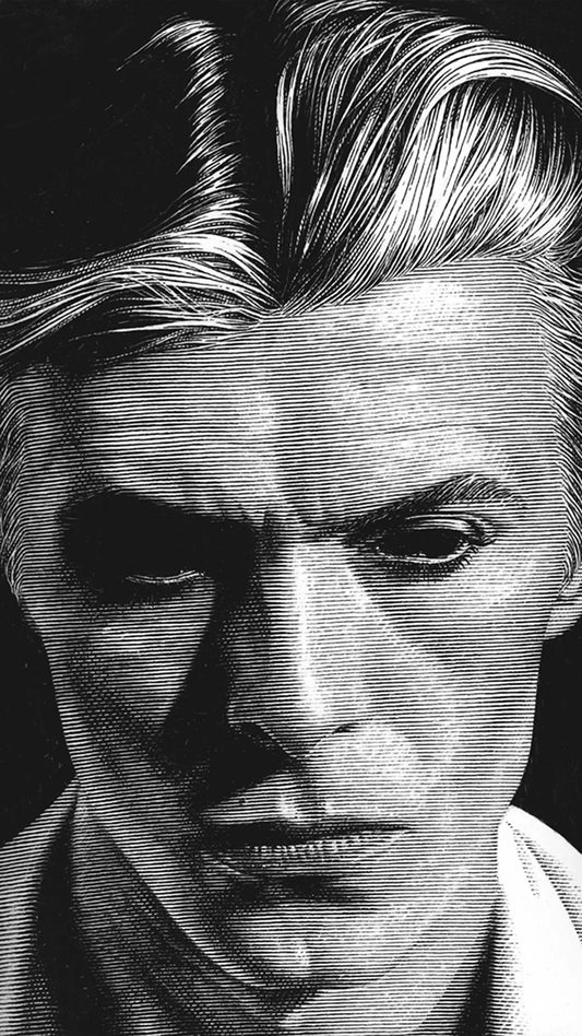 XXL Leinwandbilder David Bowie SW Schwarz Weiss Artwork