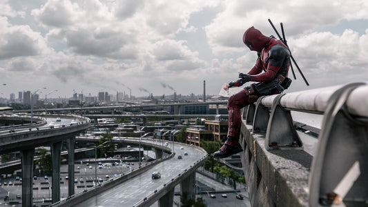 XXL Leinwandbilder Deadpool Autobahn Highway LA Hollywood