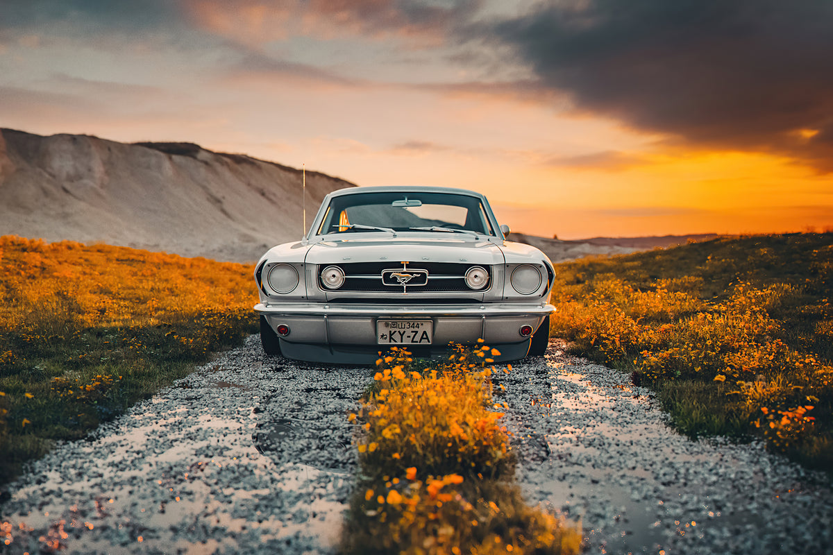 XXL Leinwandbilder Ford Mustang BBS