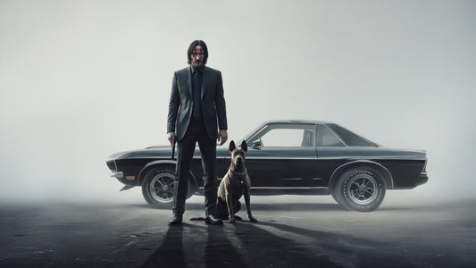 XXL Leinwandbilder JOHN WICK KEANU REEVES The Boogeyman His Beast And The Ride