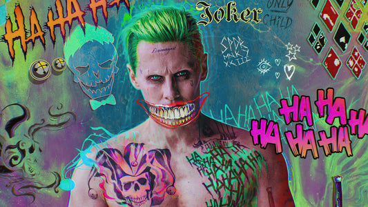 XXL Leinwandbilder Jared Leto Joker Damaged