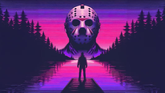 XXL Leinwandbilder Jason Voorhees Freitag der 13. Crystal Lake
