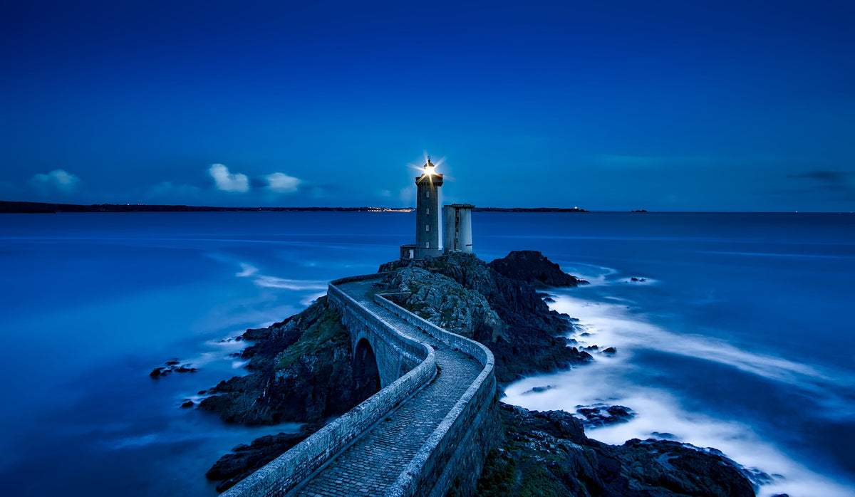 XXL Leinwandbilder Leuchtturm am Ozean Frankreich