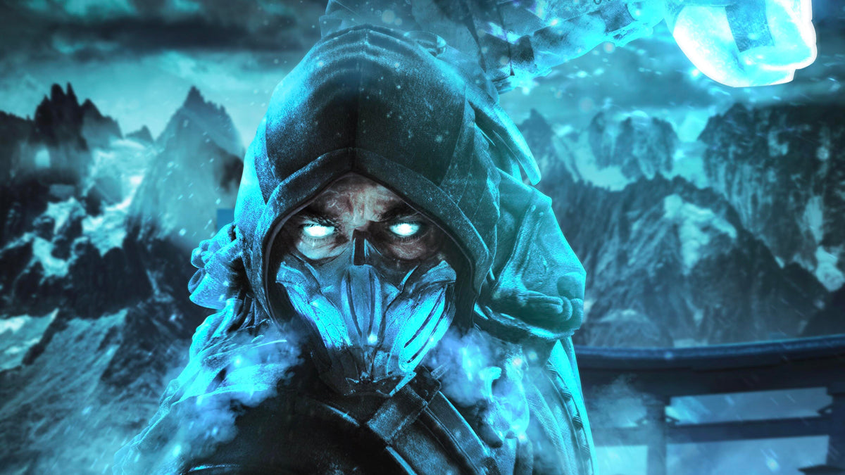 XXL Leinwandbilder Mortal Kombat Sub Zero Xbox Playstation PC Game