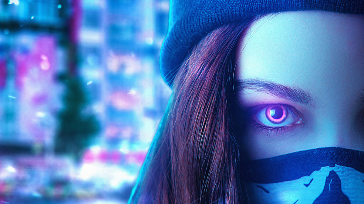 XXL Leinwandbilder Neon Eyes