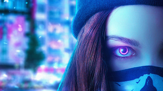 XXL Leinwandbilder Neon Eyes
